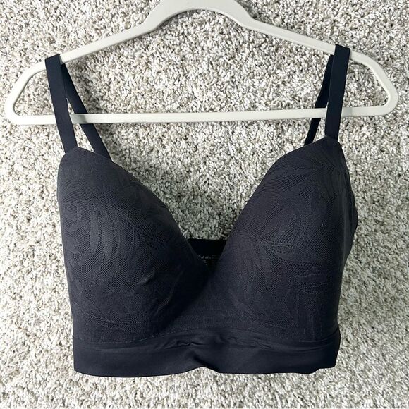 Soma Black Embliss Wireless Bra in Size 38DDD - Picture 1 of 4